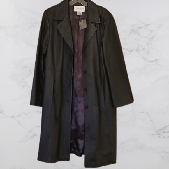 Chadwick's Jackets & Blazers - Vintage Chadwick's leather trench.